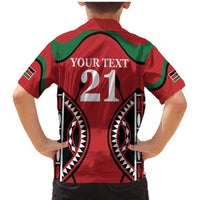 Custom Kenya Rugby Family Matching Mermaid Dress and Hawaiian Shirt Summer Paris 2024 LT9 - Wonder Print Shop