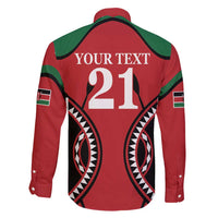 Custom Kenya Rugby Family Matching Short Sleeve Bodycon Dress and Hawaiian Shirt Summer Paris 2024 - Wonder Print Shop