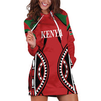 Custom Kenya Rugby Hoodie Dress Summer Paris 2024 - Wonder Print Shop