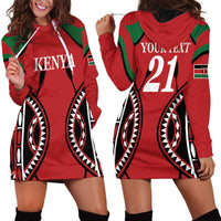Custom Kenya Rugby Hoodie Dress Summer Paris 2024 - Wonder Print Shop