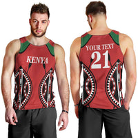 Custom Kenya Rugby Men Tank Top Summer Paris 2024 - Wonder Print Shop