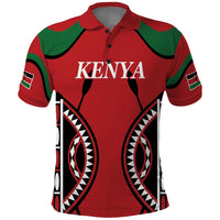 Custom Kenya Rugby Polo Shirt Summer Paris 2024 - Wonder Print Shop