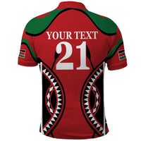 Custom Kenya Rugby Polo Shirt Summer Paris 2024 - Wonder Print Shop