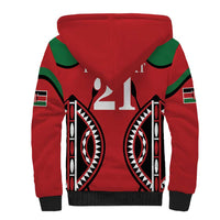 Custom Kenya Rugby Sherpa Hoodie Summer Paris 2024 - Wonder Print Shop