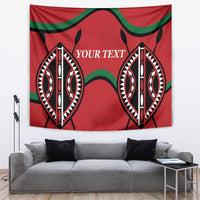 Custom Kenya Rugby Tapestry Summer Paris 2024 - Wonder Print Shop
