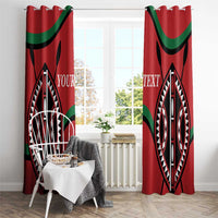 Custom Kenya Rugby Window Curtain Summer Paris 2024 - Wonder Print Shop