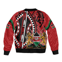 Kenya With African Shield Bomber Jacket LT9 - Wonder Print Shop