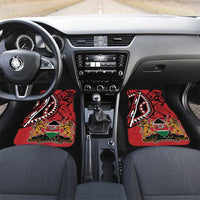 Kenya With African Shield Car Mats LT9 - Wonder Print Shop