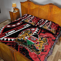 Kenya With African Shield Quilt Bed Set - Wonder Print Shop