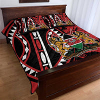 Kenya With African Shield Quilt Bed Set - Wonder Print Shop