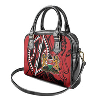 Kenya With African Shield Shoulder Handbag