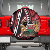 Kenya With African Shield Spare Tire Cover - Wonder Print Shop
