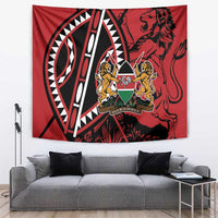 Kenya With African Shield Tapestry - Wonder Print Shop