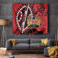 Kenya With African Shield Tapestry - Wonder Print Shop