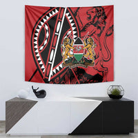 Kenya With African Shield Tapestry - Wonder Print Shop