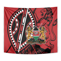 Kenya With African Shield Tapestry - Wonder Print Shop