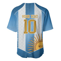 Argentina Campeones del Mundo 2026 Custom Baseball Jersey Albiceleste Fourth Star Retro Style