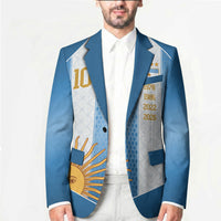 Argentina Campeones del Mundo 2026 Custom Blazer Albiceleste Fourth Star Retro Style