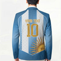Argentina Campeones del Mundo 2026 Custom Blazer Albiceleste Fourth Star Retro Style