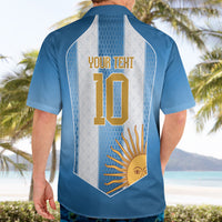 Argentina Campeones del Mundo 2026 Custom Hawaiian Shirt Albiceleste Fourth Star Retro Style