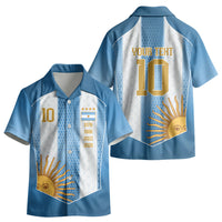Argentina Campeones del Mundo 2026 Custom Kid Hawaiian Shirt Albiceleste Fourth Star Retro Style