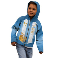 Argentina Campeones del Mundo 2026 Custom Kid Hoodie Albiceleste Fourth Star Retro Style