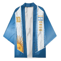 Argentina Campeones del Mundo 2026 Custom Kimono Albiceleste Fourth Star Retro Style