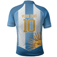 Argentina Campeones del Mundo 2026 Custom Polo Shirt Albiceleste Fourth Star Retro Style