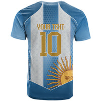 Argentina Campeones del Mundo 2026 Custom T Shirt Albiceleste Fourth Star Retro Style