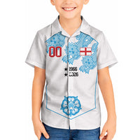 England World Champions 2026 Custom Hawaiian Shirt Three Lions Second Star Retro Style