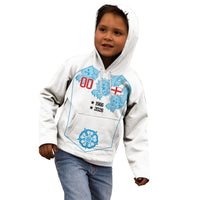 England World Champions 2026 Custom Kid Hoodie Three Lions Second Star Retro Style