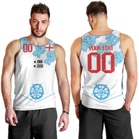 England World Champions 2026 Custom Men Tank Top Three Lions Second Star Retro Style