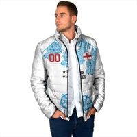 England World Champions 2026 Custom Padded Jacket Three Lions Second Star Retro Style
