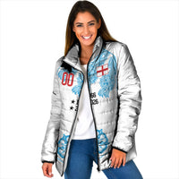 England World Champions 2026 Custom Padded Jacket Three Lions Second Star Retro Style