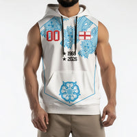 England World Champions 2026 Custom Sleeveless Hoodie Three Lions Second Star Retro Style