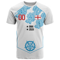 England World Champions 2026 Custom T Shirt Three Lions Second Star Retro Style