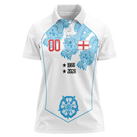 England World Champions 2026 Custom Women Polo Shirt Three Lions Second Star Retro Style