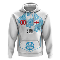 England World Champions 2026 Custom Zip Hoodie Three Lions Second Star Retro Style