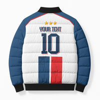 France Champion du Monde 2026 Custom Bomber Puffer Jacket Allez les Bleus