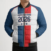 France Champion du Monde 2026 Custom Bomber Puffer Jacket Allez les Bleus