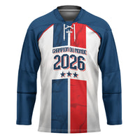 France Champion du Monde 2026 Custom Hockey Jersey Allez les Bleus
