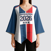France Champion du Monde 2026 Custom Kimono Sleeve Blouse Allez les Bleus