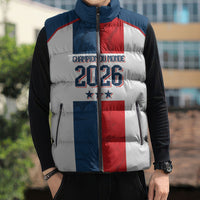 France Champion du Monde 2026 Custom Sleeveless Puffer Jacket Allez les Bleus
