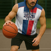 France Champion du Monde 2026 Custom Sleeveless Zip Hoodie Allez les Bleus