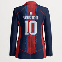 France Champion du Monde 2026 Custom Blazer Les Bleus Third Star Retro Style