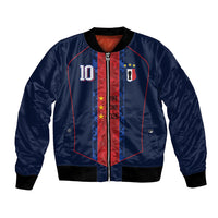France Champion du Monde 2026 Custom Bomber Jacket Les Bleus Third Star Retro Style