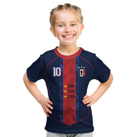 France Champion du Monde 2026 Custom Kid T Shirt Les Bleus Third Star Retro Style
