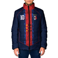 France Champion du Monde 2026 Custom Padded Jacket Les Bleus Third Star Retro Style