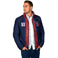France Champion du Monde 2026 Custom Padded Jacket Les Bleus Third Star Retro Style