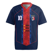 France Champion du Monde 2026 Custom Rugby Jersey Les Bleus Third Star Retro Style